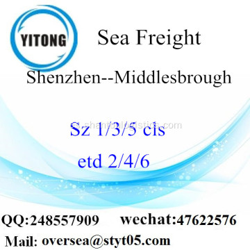 Puerto de Shenzhen LCL consolidación a Middlesbrough